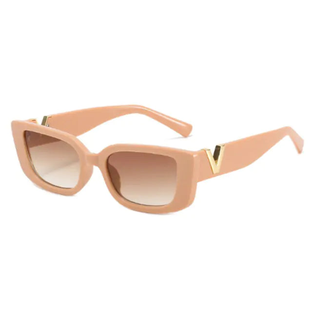 Rectangle Retro Trend Sunglasses