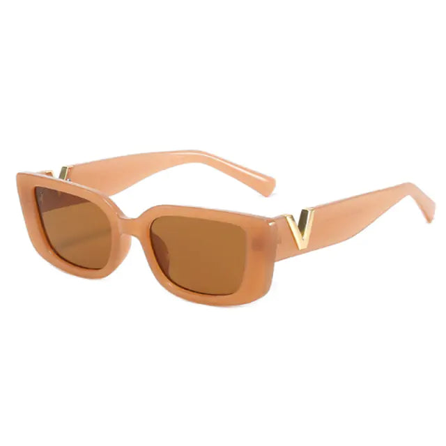 Rectangle Retro Trend Sunglasses