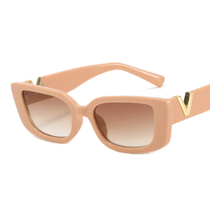 Rectangle Retro Trend Sunglasses